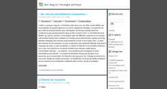 Desktop Screenshot of blog.ecologie-politique.eu